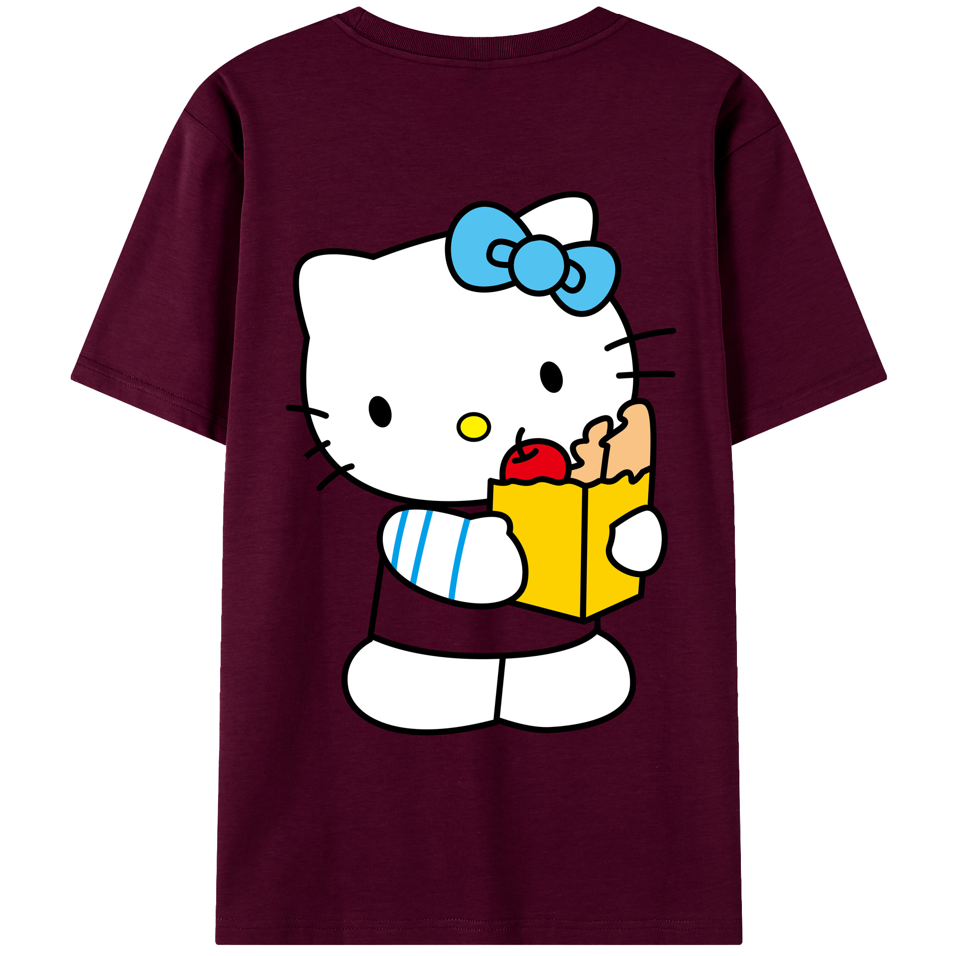 （画像用） Hello Kitty ハローキティ レディース半袖Tシャツ(バックプリント)